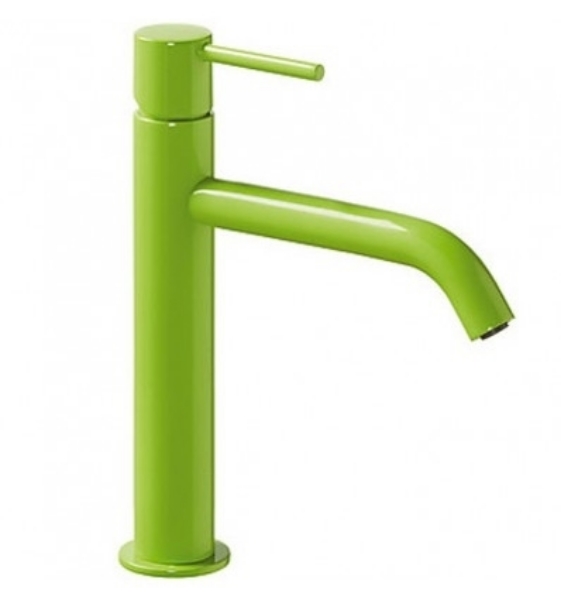 Imagen de Grifo de lavabo monomando Tres Study verde modelo   TRES 262.307.01.TVE.D